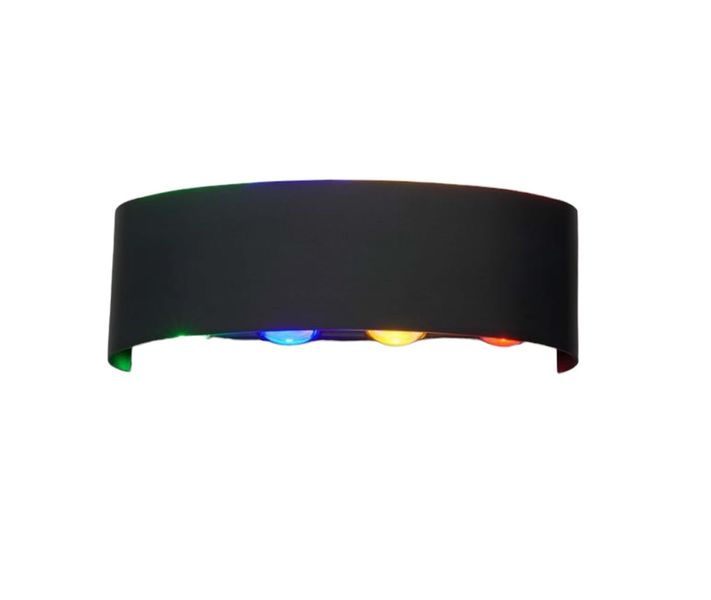 Decoration Indoor / Outdoor Wall Lamp 4+4 Multicolor Blk-MRUL
