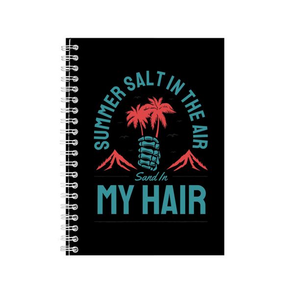 Summer Salt In The Air 7 Notebook Summer Gift Idea A4 Notepad 150