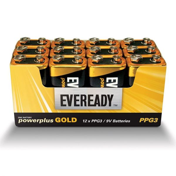 Eveready - Battery Ppg3 9V Tray - 12 Pack