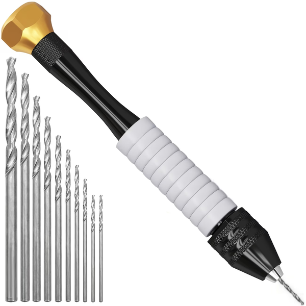 Sumvov Hand Drill Pin Vise Manual - Micro Bits 0.8-3.0mm