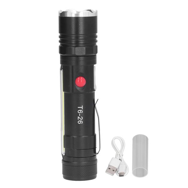 USB - Charging 4 - Mode Zoomable Magnetic Flashlight