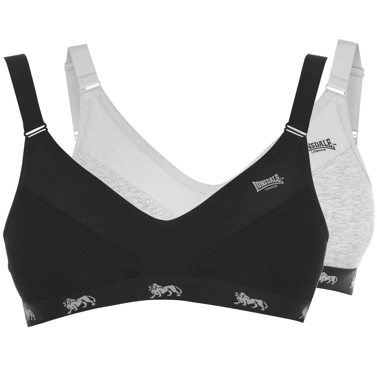 Lonsdale Ladies Sports Bra - Grey Marl (Parallel Import), Shop Today. Get  it Tomorrow!