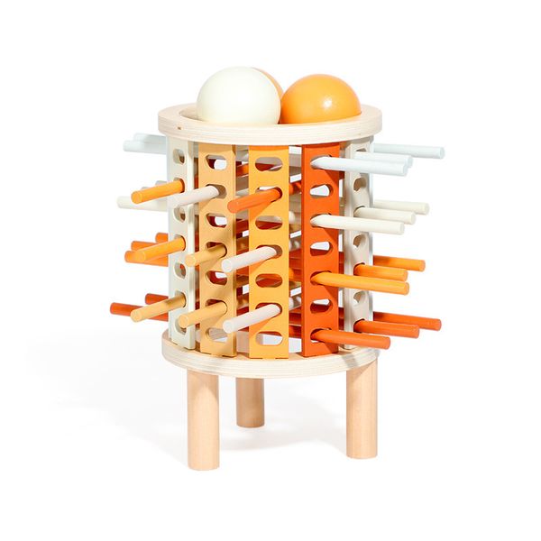 Classic Wooden Kerplunk Game - Family Strategy &amp; Skill Game