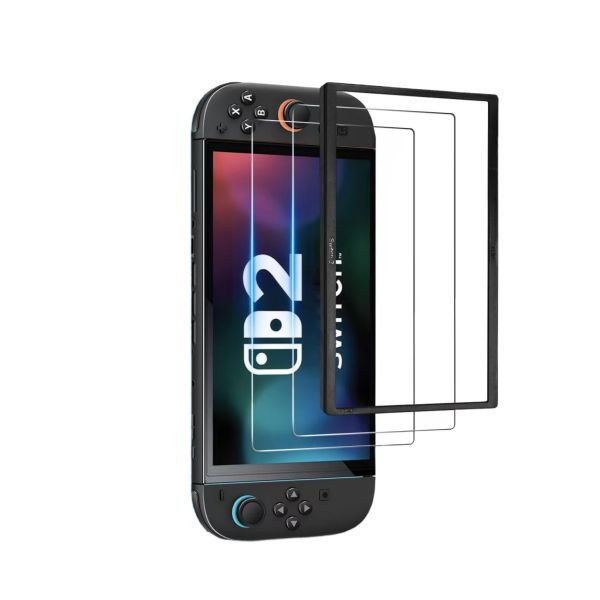 3-Pack Screen Protector Tempered Glass Compatible with Nintendo Switch 2 Model 2025
