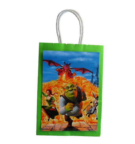 Shrek Themed Party Bags - Set of 10