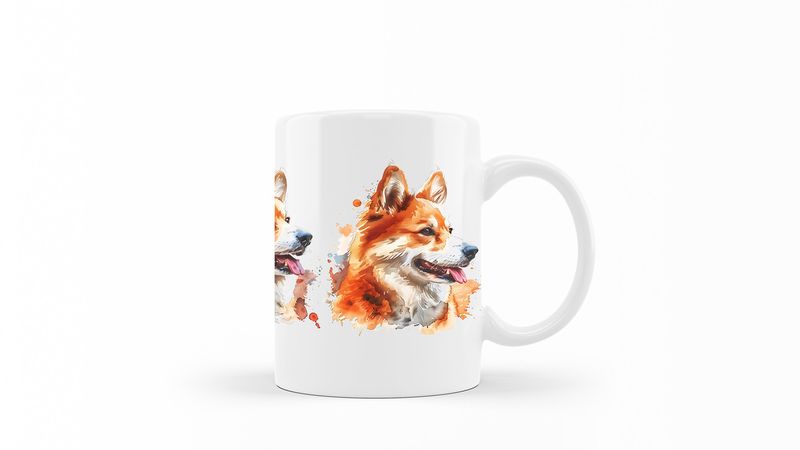 Norwegian-Lundehund Printed Coffee Mug