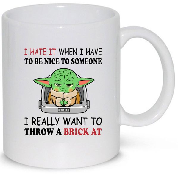 I Hate It Meme Birthday Christmas Colleague Coworker Gift 11Oz Coffee Mug