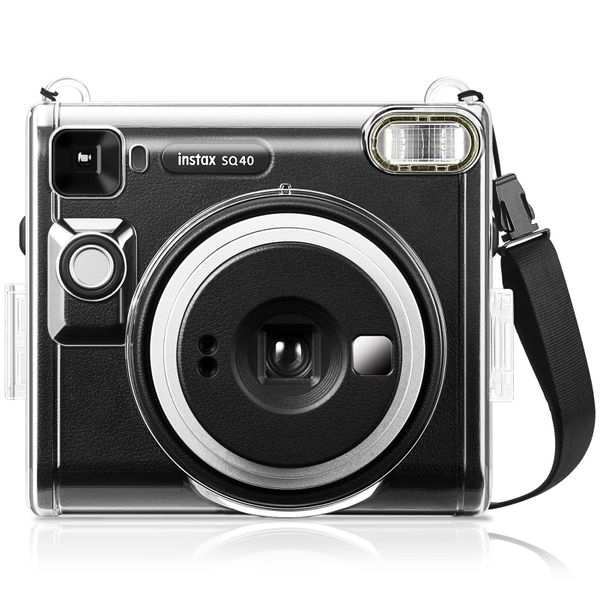 Clear Case Compatible with Fujifilm Instax Square SQ40 Instant Camera