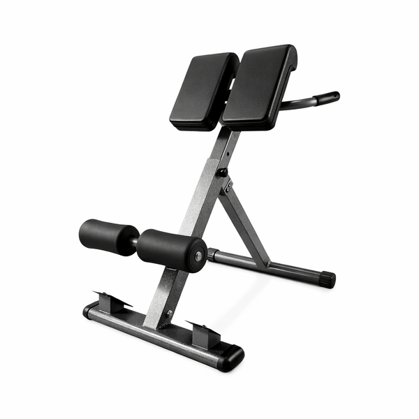 Hyperextension Bench - Foldable, Adjustable - Black