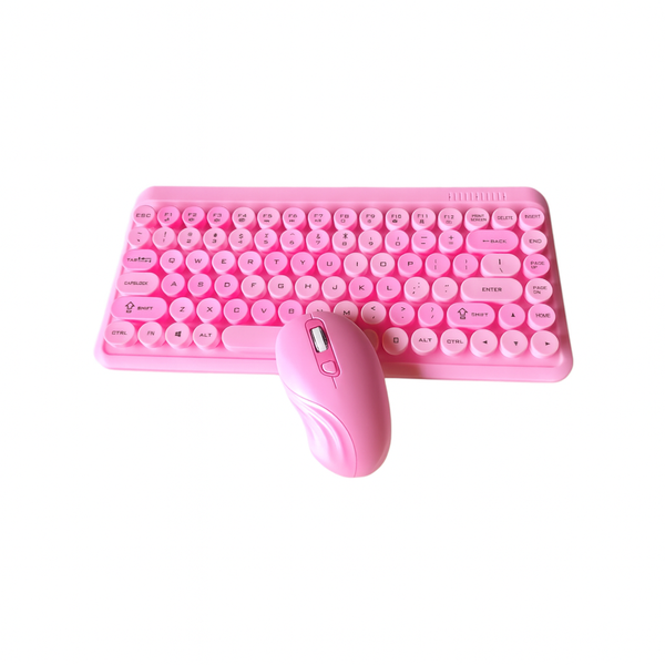 Colorful Wireless Keyboard &amp; Mouse - 2.4GHz, Box of 20
