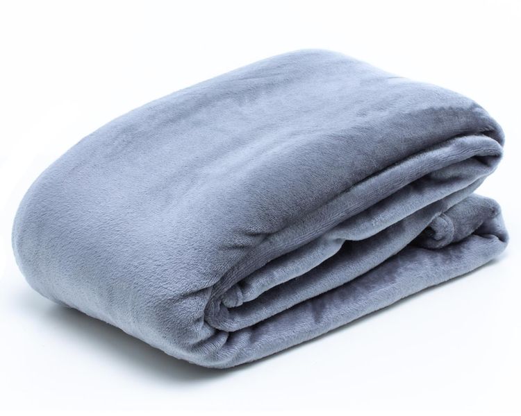 George &amp; Mason - Solid Flannel Throw