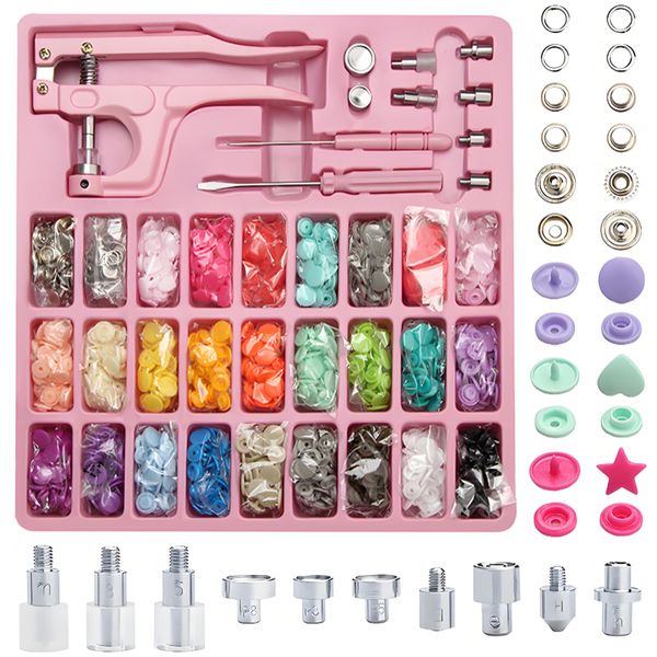 Multifunction Snap Pliers &amp; T5 Plastic/Metal Buttons for Sewing