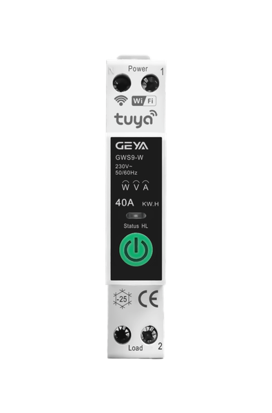 GEYA WiFi Smart Circuit Breaker - Remote App Control, Energy Metering