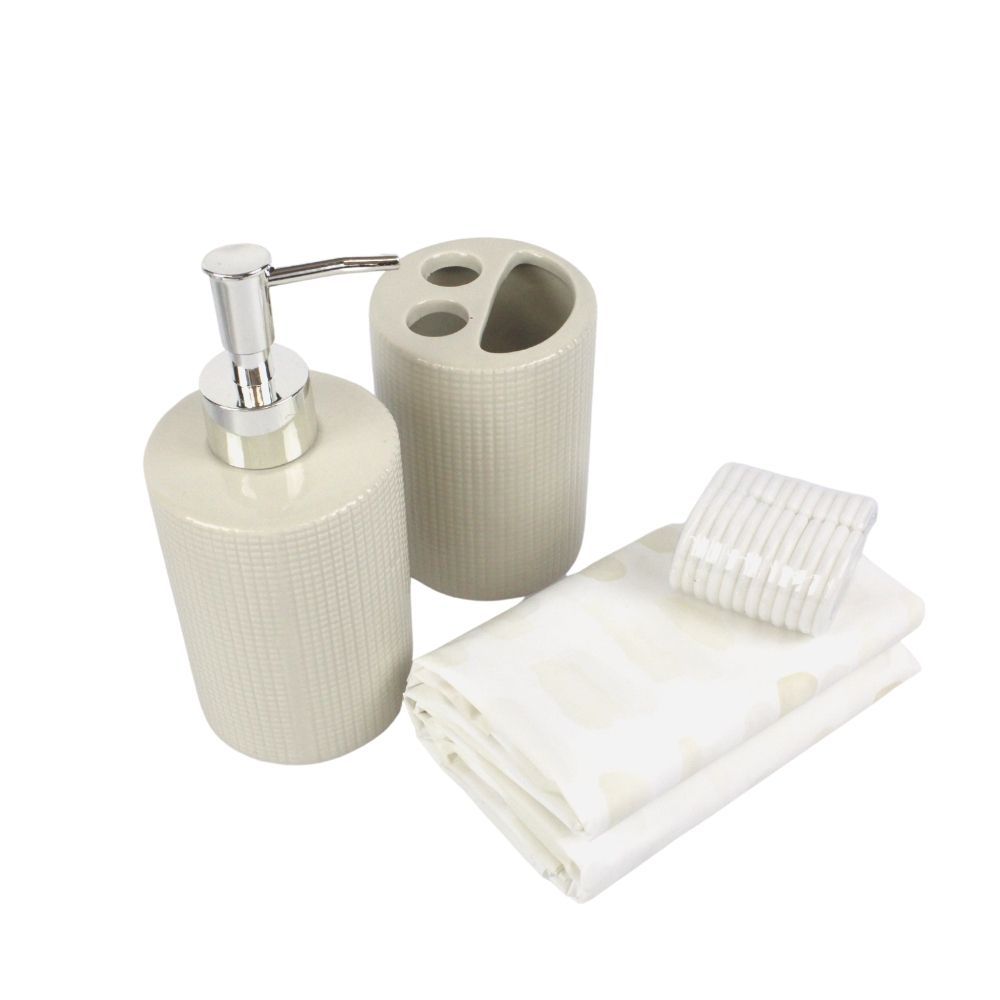 3 Piece Bathroom Accessory Set