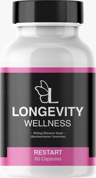 Longevity Wellness Restart Potent Probiotic with B-Vitamins Capsules 60s