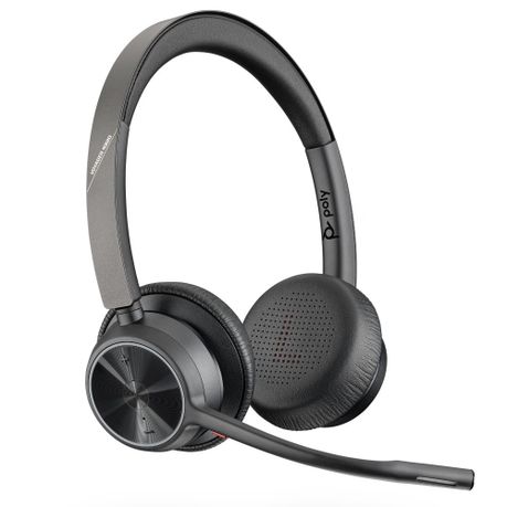 Poly Voyager 4320 UC - Stereo Bluetooth Headset with USB-A dongle