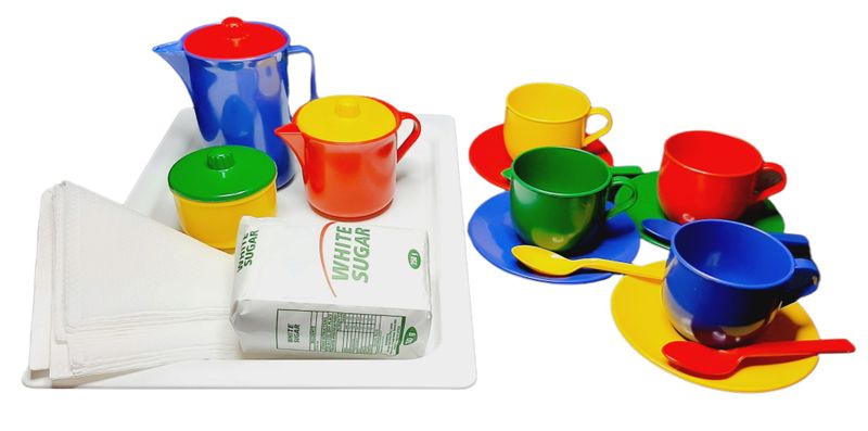 Pretend Play Tea Set - 19 Pieces
