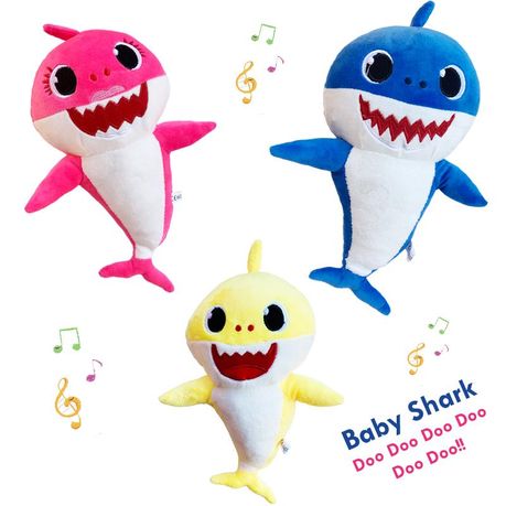 Soft & plush cheap singing baby shark toy