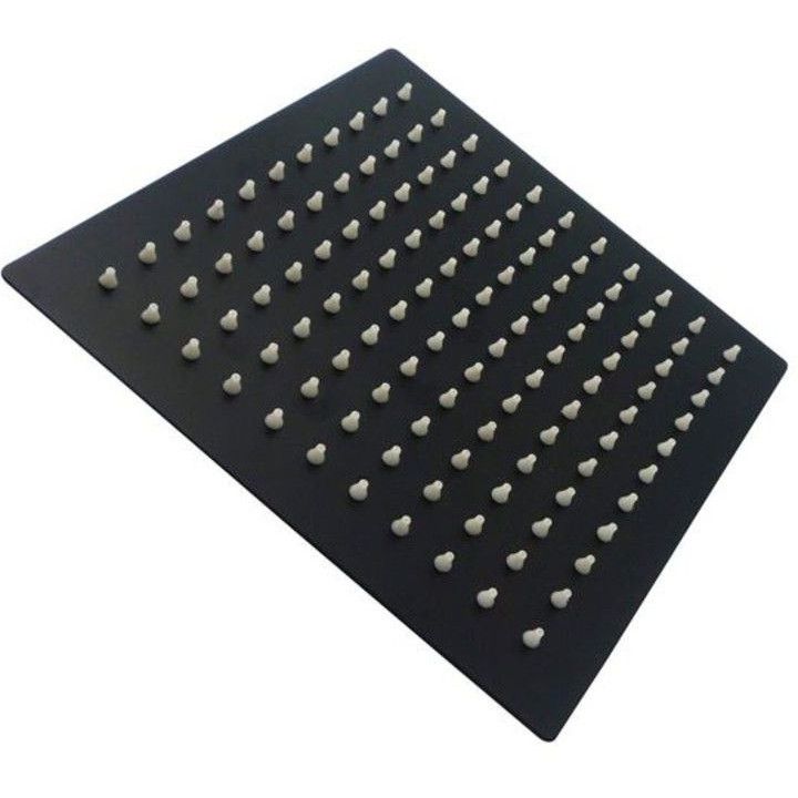 BAO Luxus 12 inch /10 inch Shower Head Rose Square -SUS304 - Black