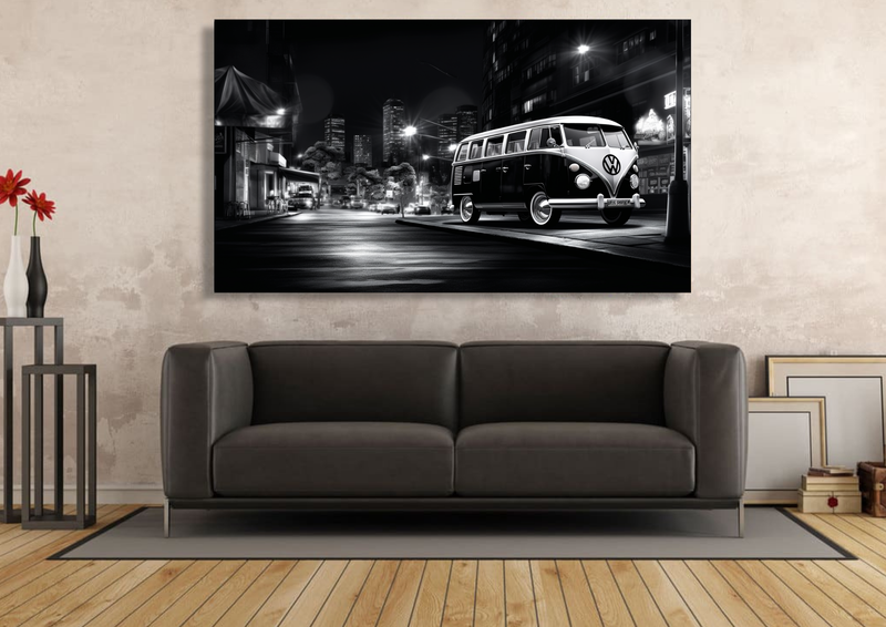 Canvas Wall Art - Nightlife Noir Dive Abstract - IM1007