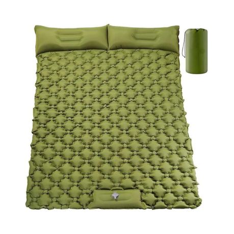 Double Camping Sleeping Mat, Self-Inflating with Foot Press Pump | Shop Today. Get it Tomorrow! | takealot.com
