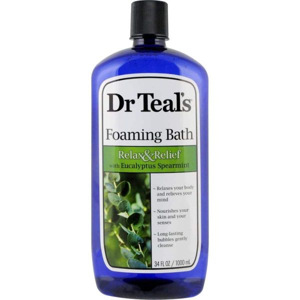Dr. Teal's Foaming Bath With Pure Epsom Salt, Relax &amp; Relief
