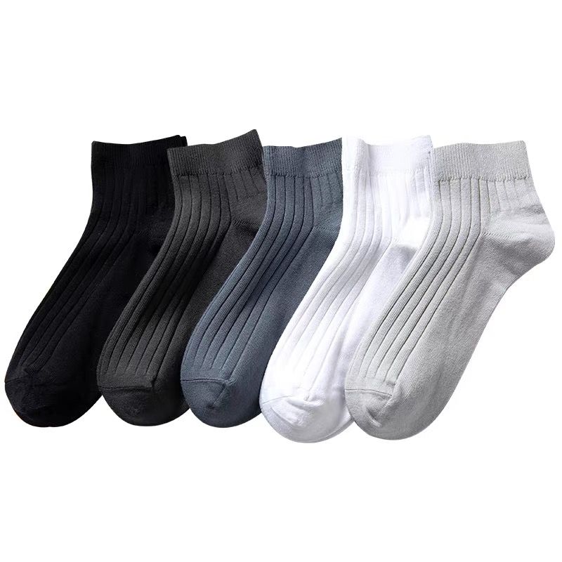 Men's Bamboo Charcoal Cotton Socks Low Cut Socks 10 pairs | Shop Today ...