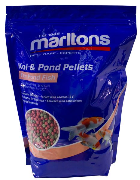 Marltons Pond Pellets Large 4mm 1Kg