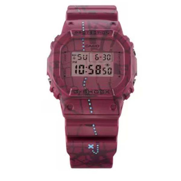 Casio G-Shock - Mens Rubber Strap Red Digital Watch - DW-5600RRB-4DR