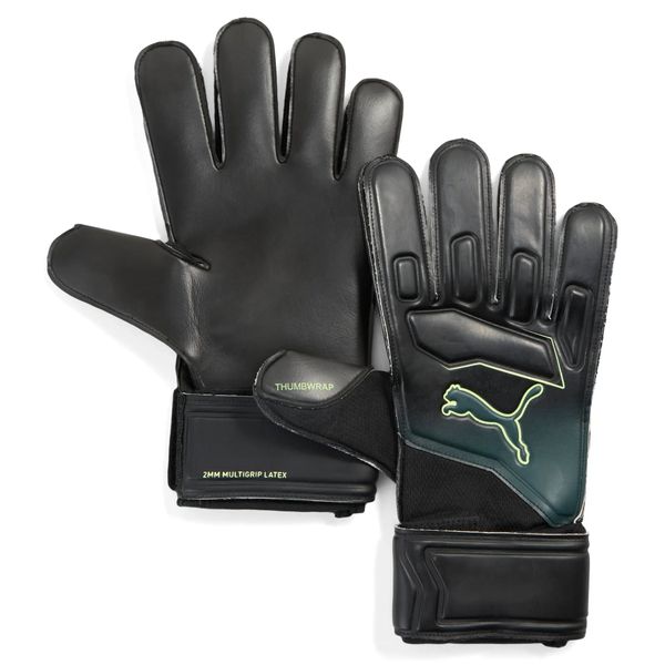 Puma Ultra Play RC Goalkeeper Gloves - Black/Green Terrian