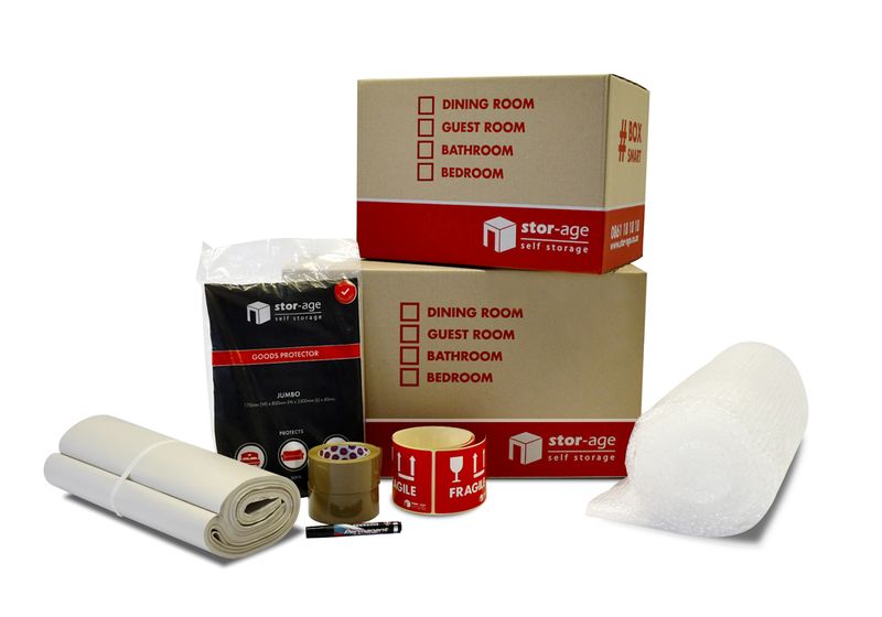 Stor-Age Value Pack Large (Boxes and Packing items all in 1 Box)