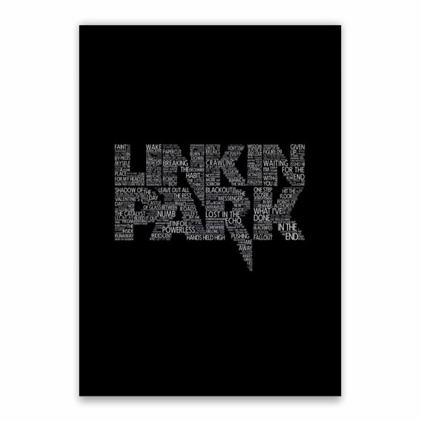 Linkin Park Song Titles Poster - A1