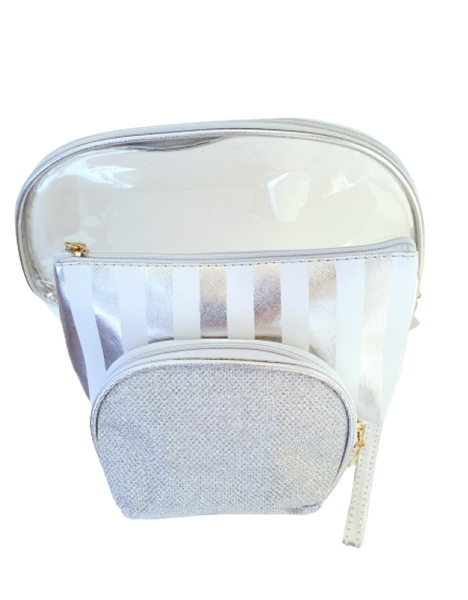 Toiletry Cosmetic &amp; Makeup Bag 3 Piece Set