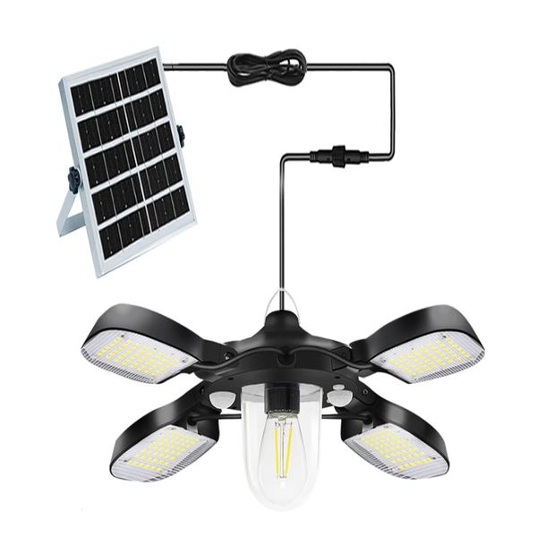 IPSTYLE Solar Shed Light Outdoor Indoor Powered Barn Light