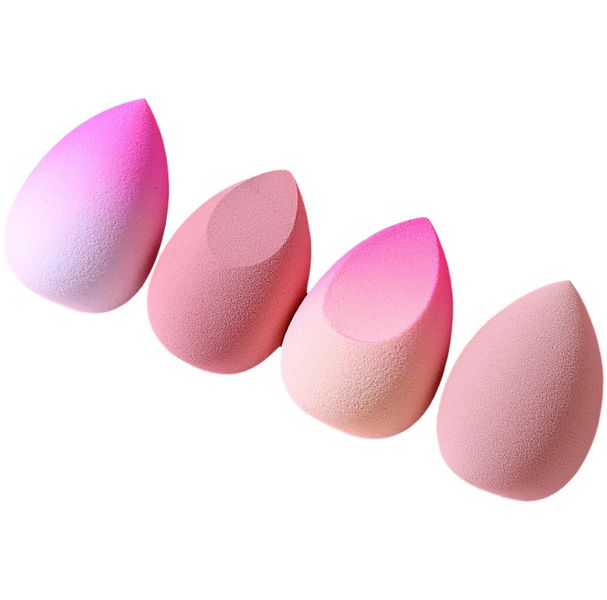 4 Piece Soft Ombre Makeup Beauty Sponge Set - Ombre