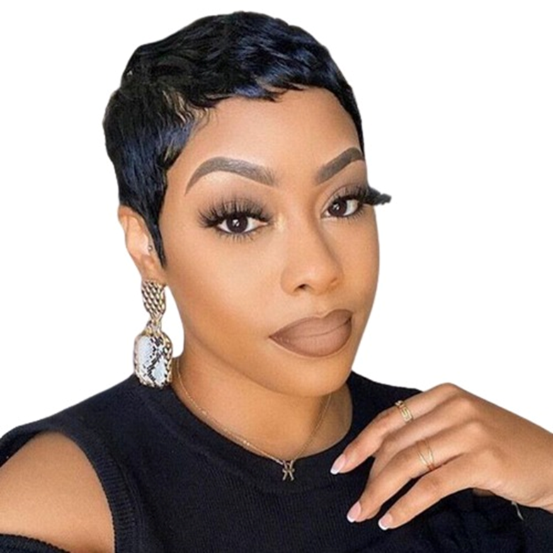 Slight Layered Wavy Pixie Cut Short Wig Shop Today. Get it Tomorrow