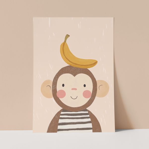 Monkey Wall Print