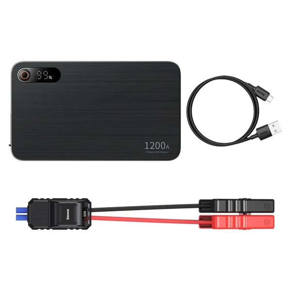 Baseus Super Energy Pro+ 12000mAh Car Jump Starter with LED Flashlight