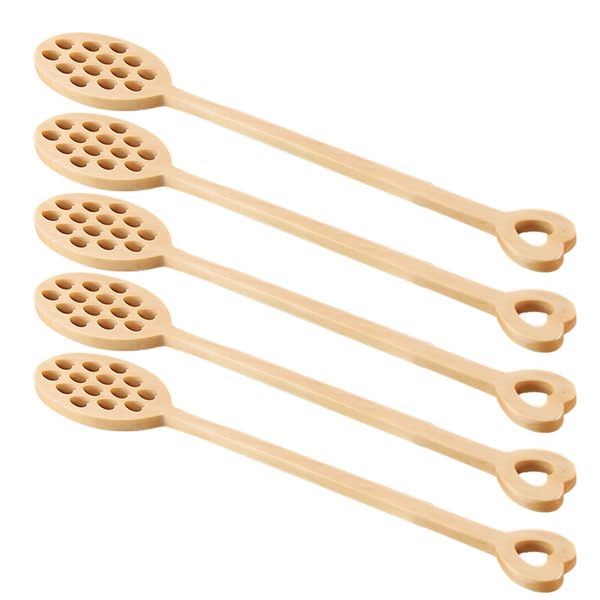 Wooden Stirring Spoon H-Oney Spoon Honeycomb C