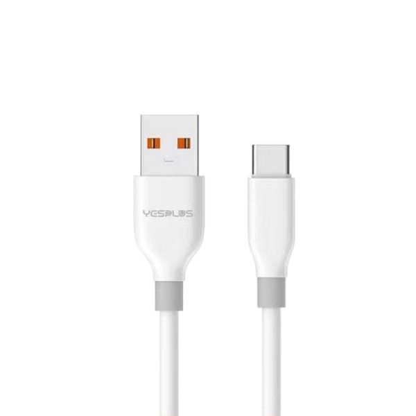 YESPLUS - YS-845 - Fast Charging USB To USB Type-C Data Cable - 1M - White