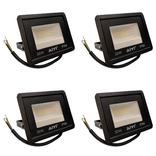 4-Pack Aiyi 30W Mini LED Flood Light AY399-007