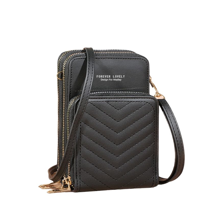 Mini Leather Crossbody Phone Sling Bag Shoulder Strap Wallet for Women ...