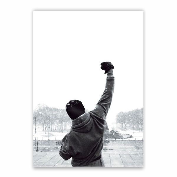Rocky Grey Poster - A1