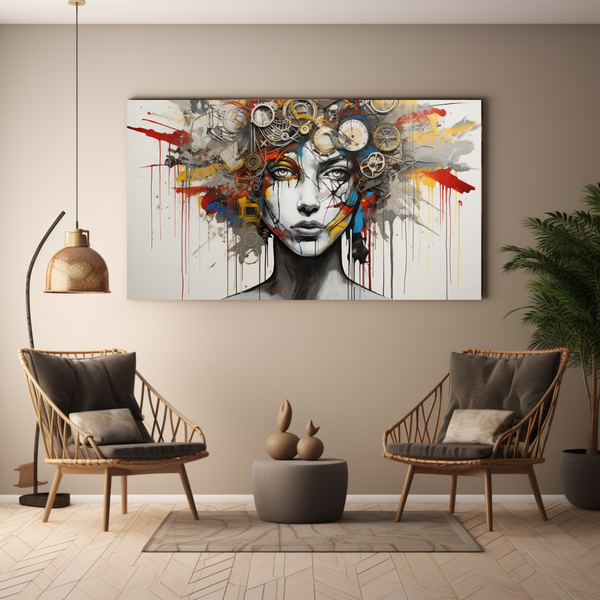Canvas Wall Art - Urban Dreamer Lady - BK0180