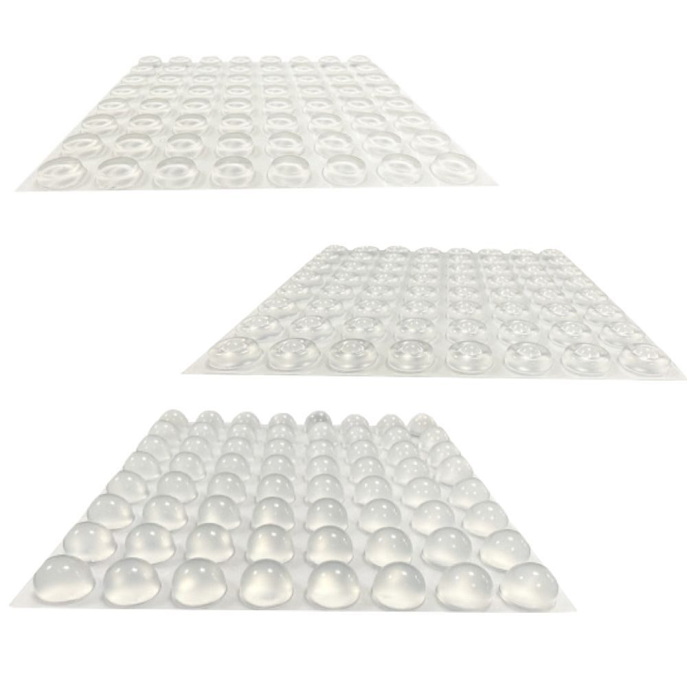 Home DIY Shock-Absorbing & Anti-Collision Silicone Pads 288 Pcs (10 cm)