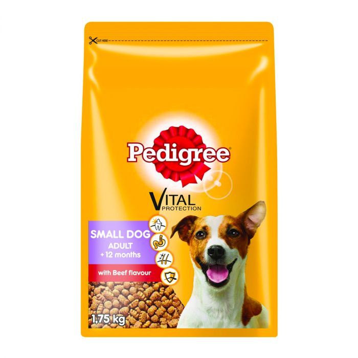 Pedigree - Dog Food Small Tender Beef & Veg 1.75 kg - 2 Pack | Buy