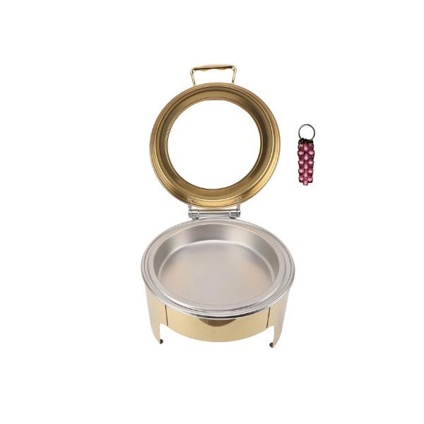 Round Soft Closing Chafing Dish And A Keyholder