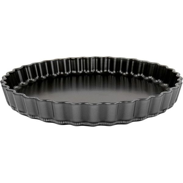 Magefesa Vitrinor Non-Stick Round Glass Quiche Dish, 27cm