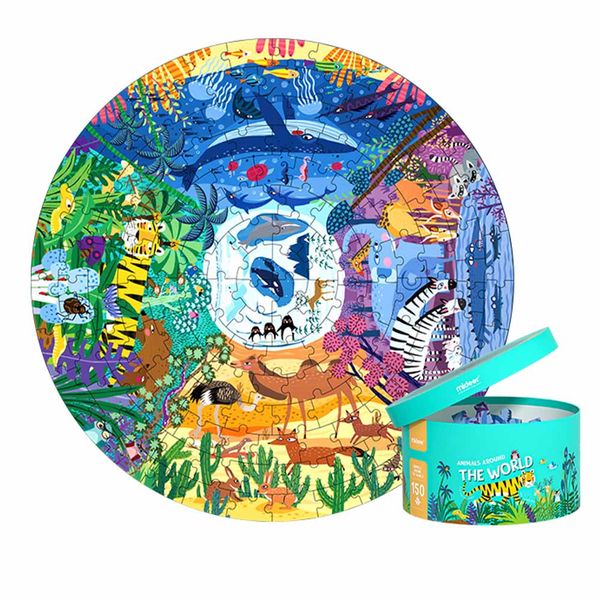 Mideer Animals Around the World Puzzle: 150 Pieces
