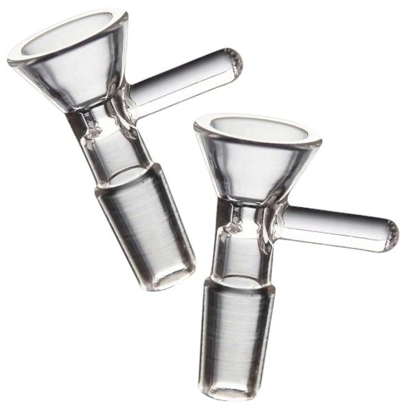 2 Piece - Mini Funnels For Lab Bottles &amp; Essential Oils - Transparent